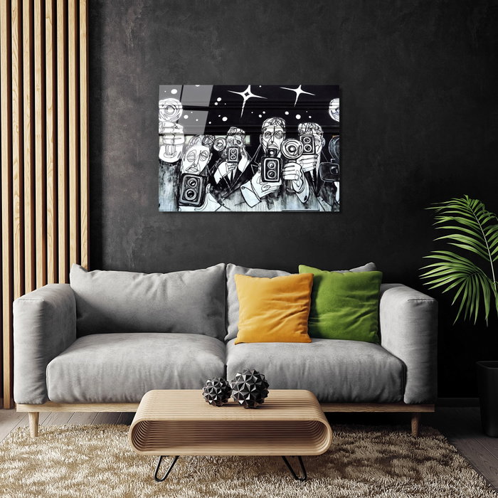 Wallity UV-480 45 x 65 Cuadro de Vidrio Templado Banksy Wallity UV-480 45 x 65 Cuadro de Vidrio Templado Banksy
